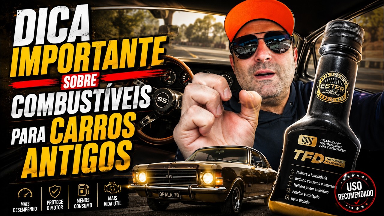 Dica importante sobre combust&iacute;veis para carros antigos