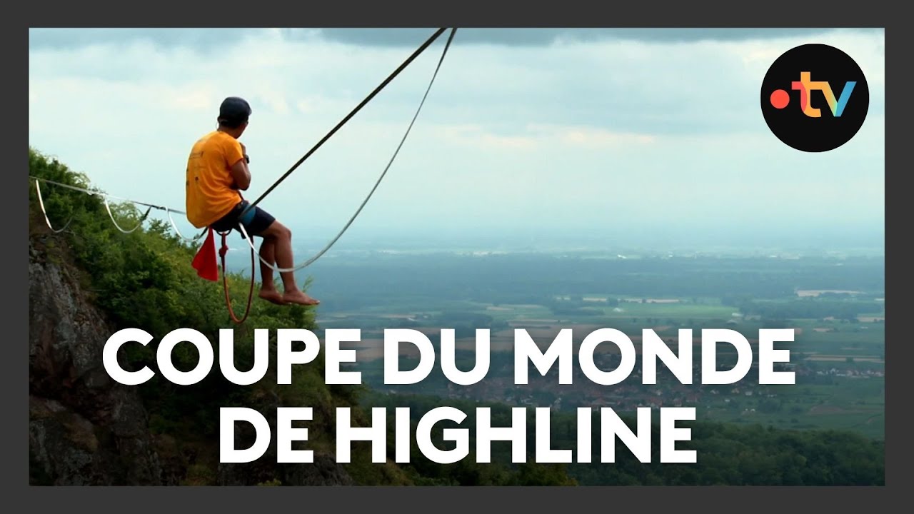 Une commune alsacienne accueille la coupe du monde de highline