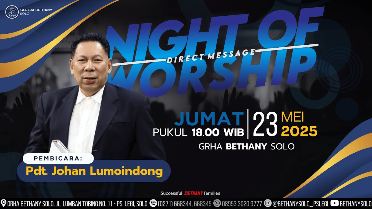 Night of Worship | Pdt. Johan Lumoindong