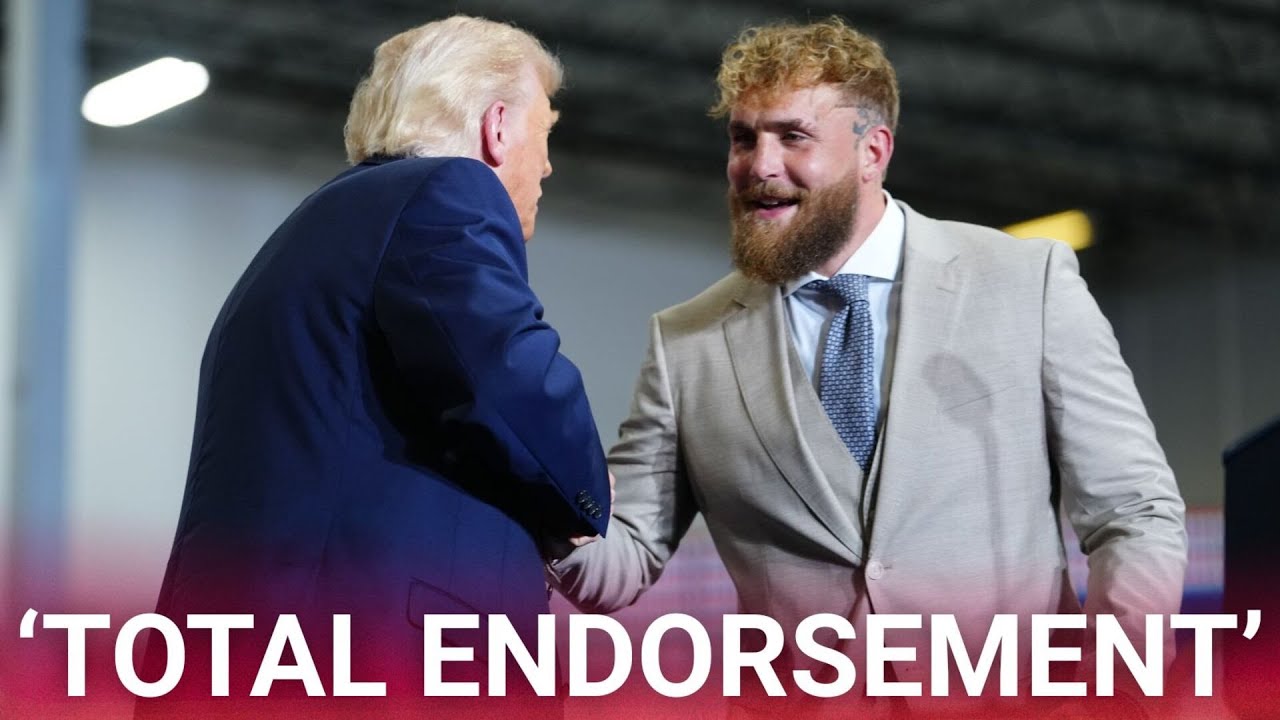 Donald Trump offers ‘complete and total endorsement’ to Jake Paul at Kentucky rally