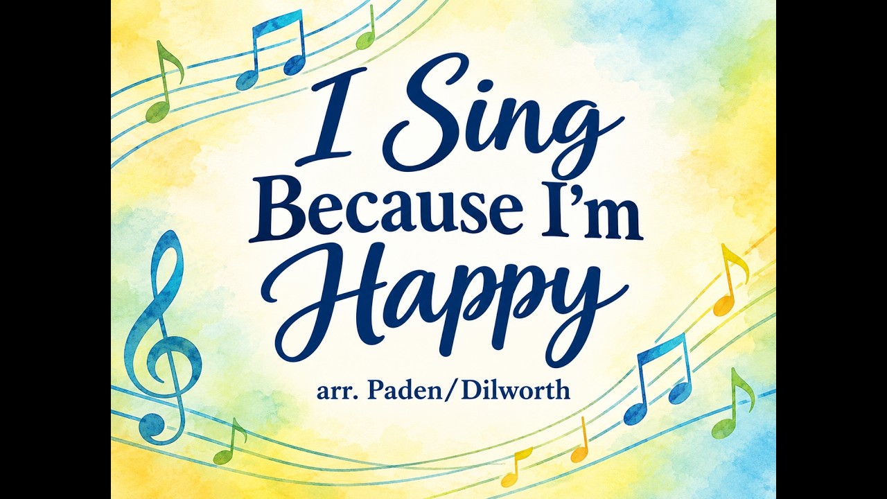 I Sing Because I'm Happy (SAB) - Soprano - arr. Rollo Dilworth 