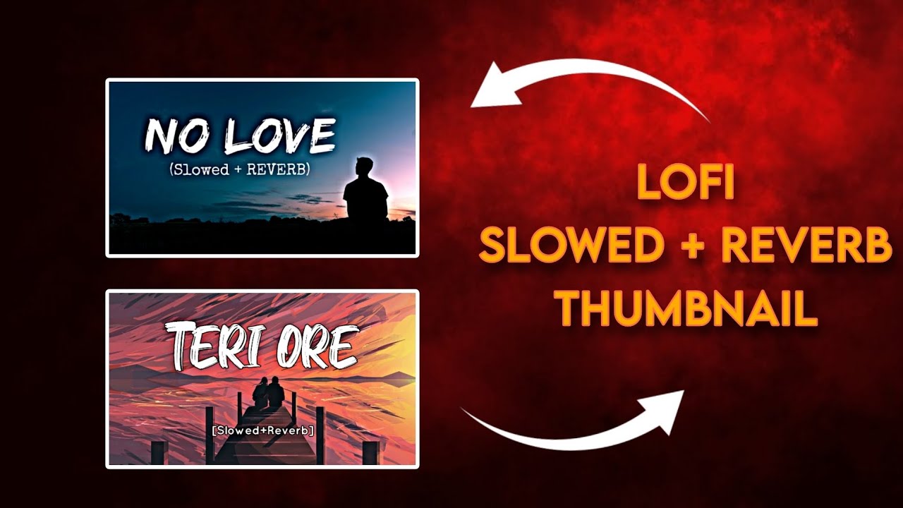 How To Make Thumbnail For Lofi Songs | Lofi Thumbnail Editing 🔥
