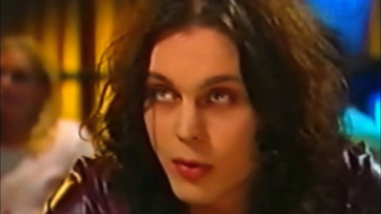 Ville Valo HIM 2001 - Hermunen reading tarot cards