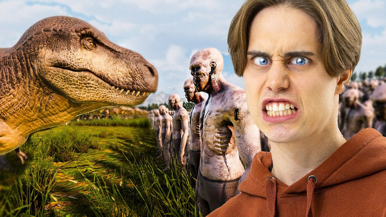 999 T-REX VS 10.000 ZOMBIES