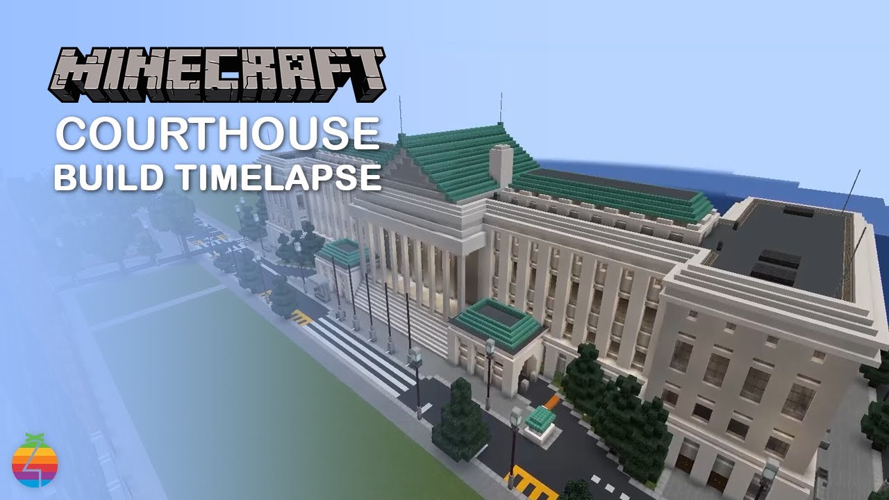 Minecraft Build Timelapse - FEDERAL COURTHOUSE