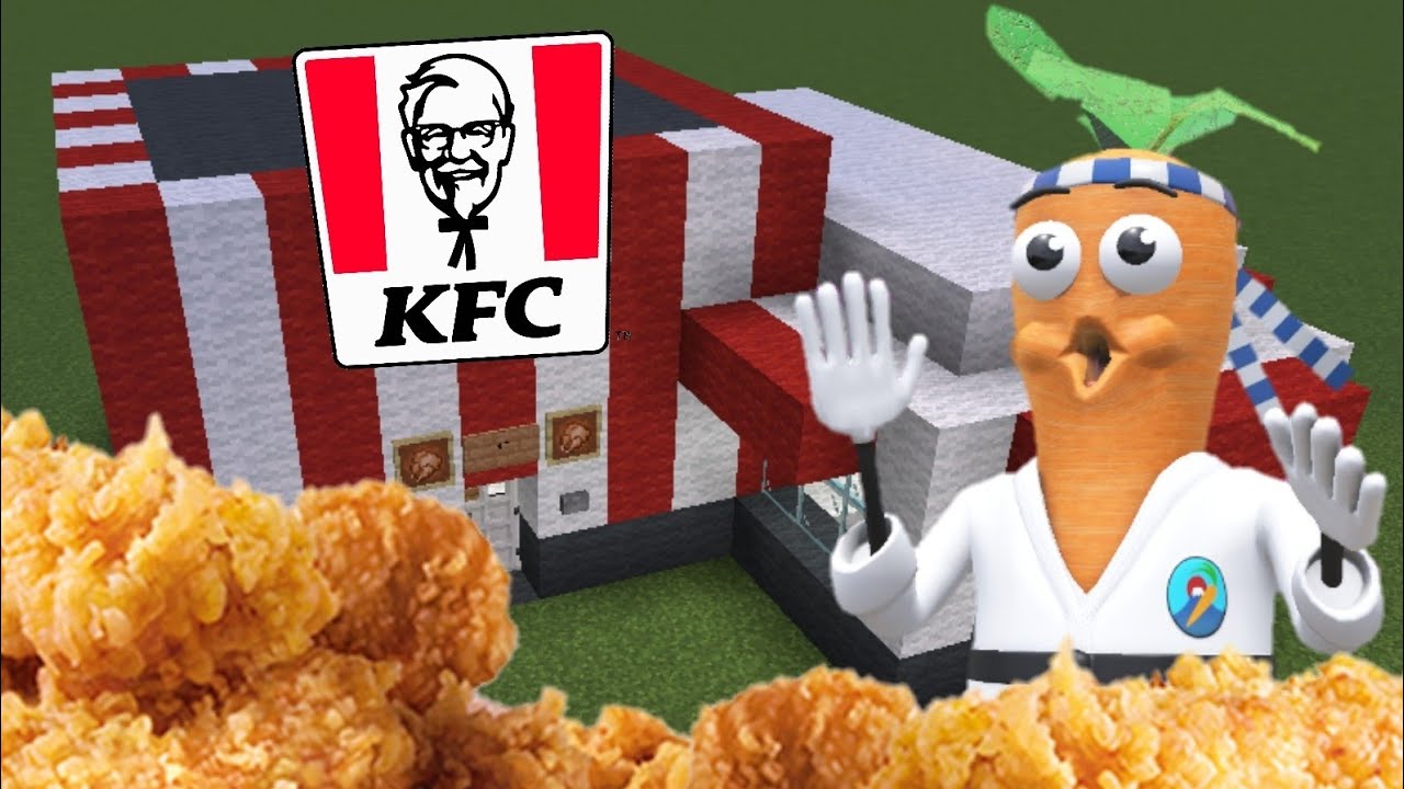 ASMR COMIENDO KFC y CONSTRUYENDO en MINECRAFT 🍗