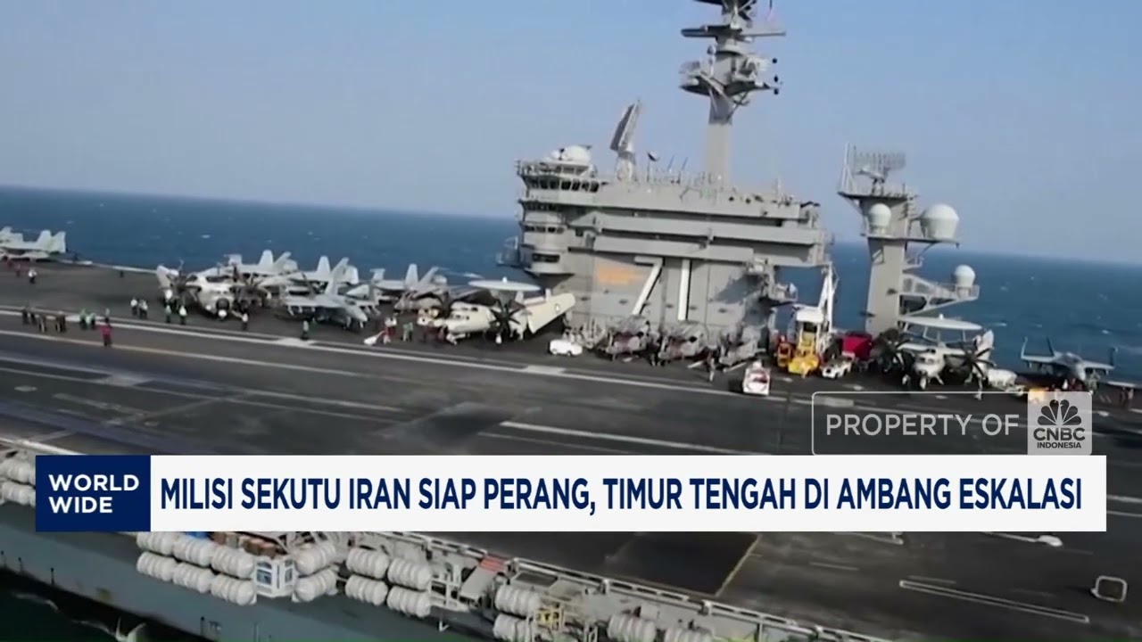 Milisi Sekutu Iran Siap Perang, Timur Tengah di Ambang Eskalasi