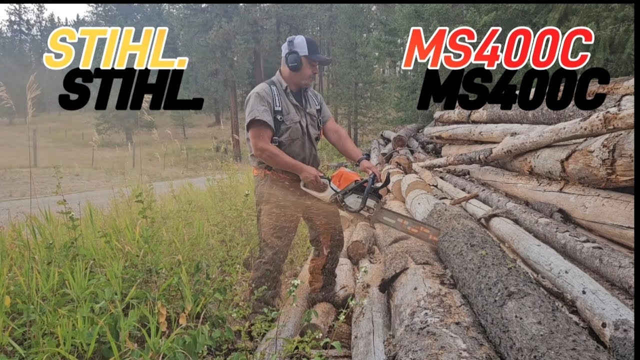 Stihl MS 400c. Дрова.