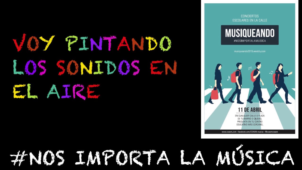 MUSIQUEANDO VOY PINTANDO LOS SONIDOS EN EL AIRE