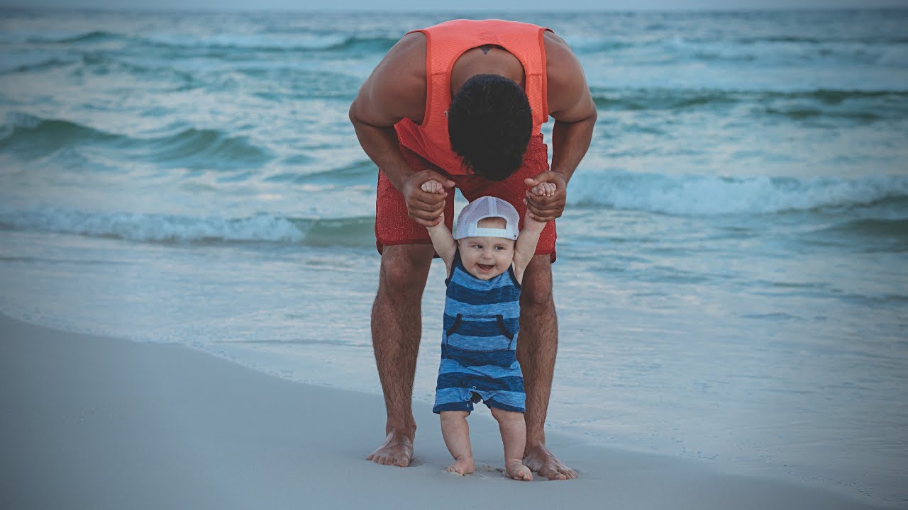 Jaxson's first time to the beach!
