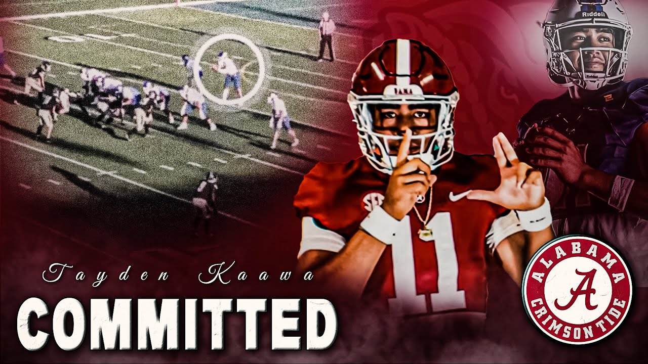 Alabama Crimson Tide land a BIG BODY QB | Tayden Kaawa #WRE26