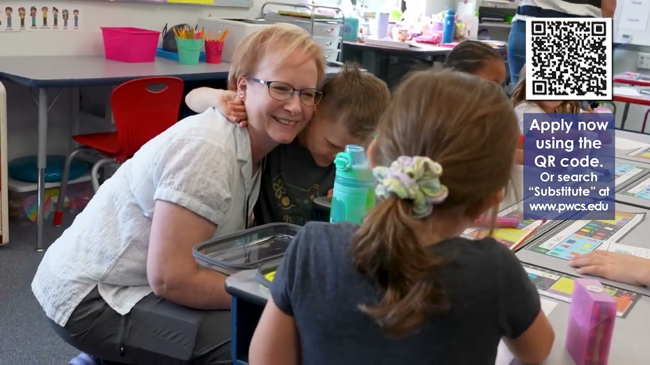 Become a substitute teacher for Prince William County Public Schools! You Belong Here!