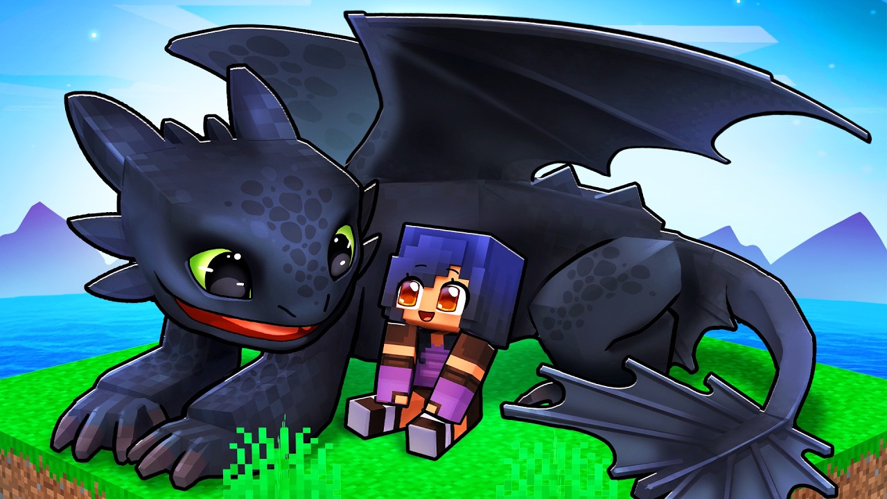 Raised by TOOTHLESS in Minecraft!
