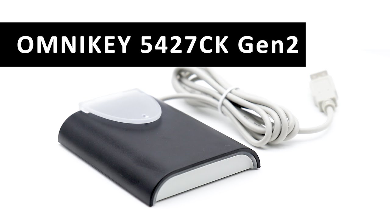 HID OMNIKEY 5427CK Reader Gen2 - Dual Frequency Reader - USB - CCID and Keyboard Wedge