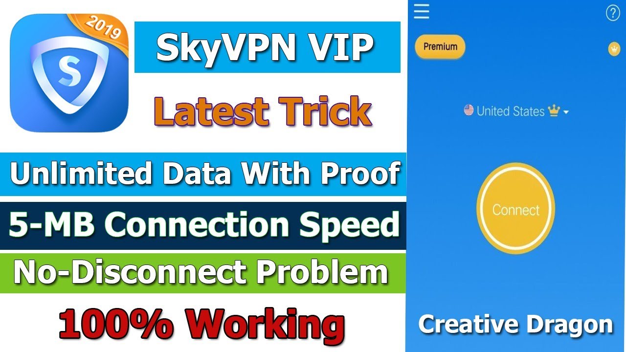 SkyVPN HighVPN New Trick | Get 2GB Per Account | Live Working Proof | No Disconnect Problem