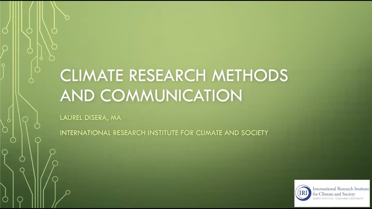 Can You Talk Climate? | Climate Research Methods & Communication