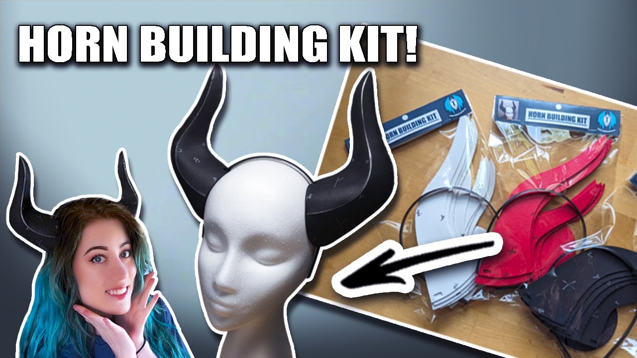 Beginner's First Foam Horn Kit for Cosplay, Halloween, Ren Faire and More!