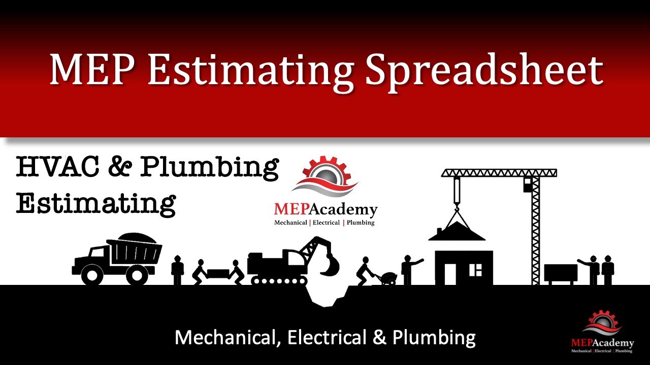 HVAC and Plumbing Construction Estimating Spreadsheet