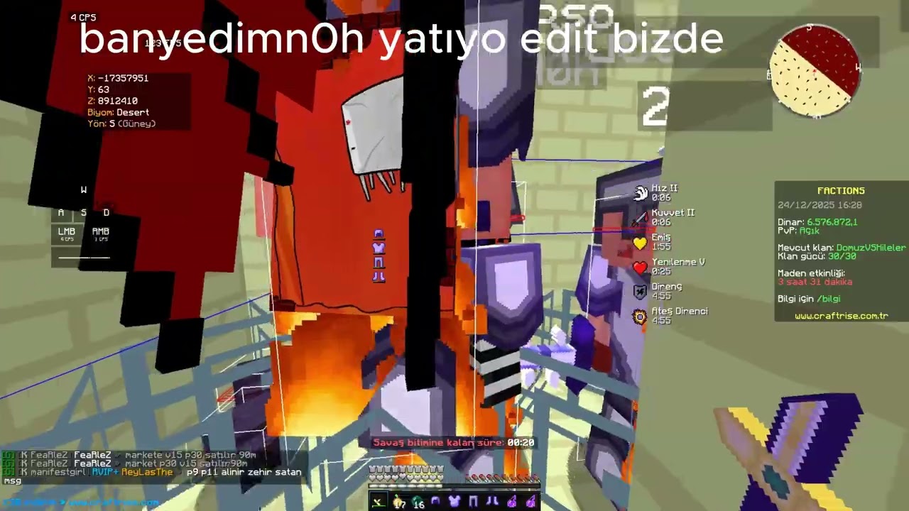 Craftrise Factions Edit avı -SUKUNA  İDADORİ