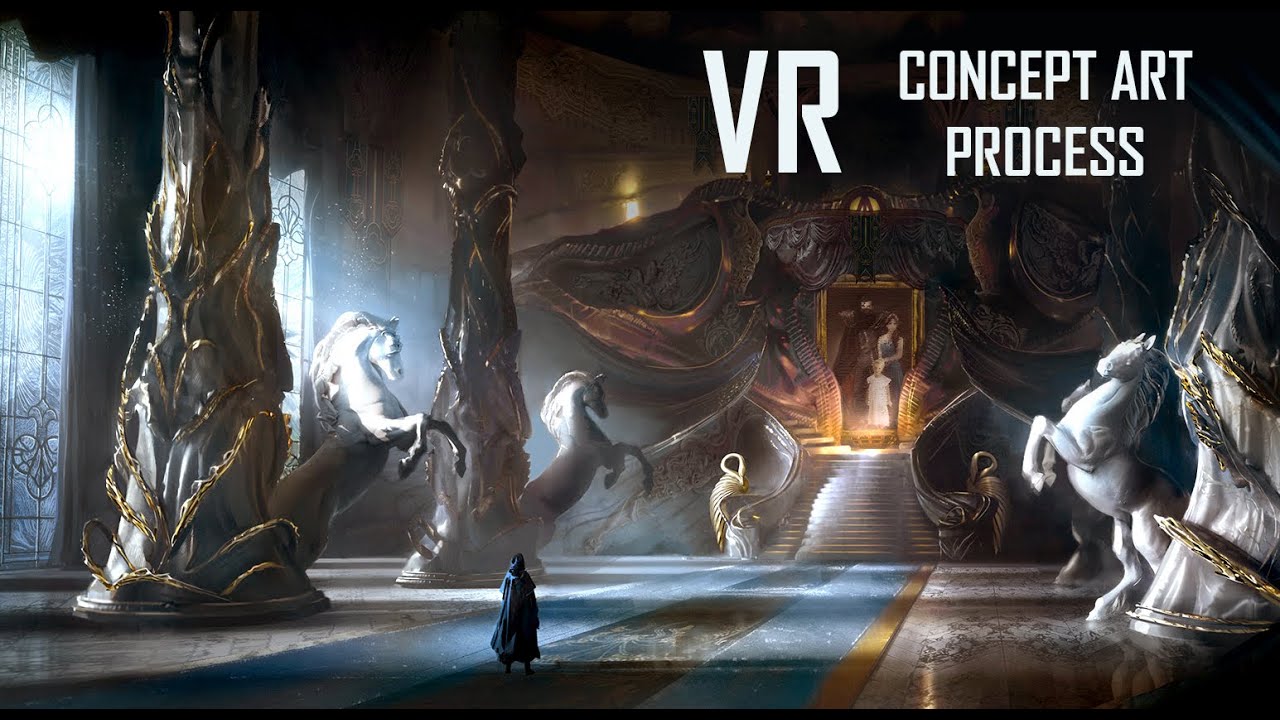VR - Concept Art Process - Sorcerer's Castle