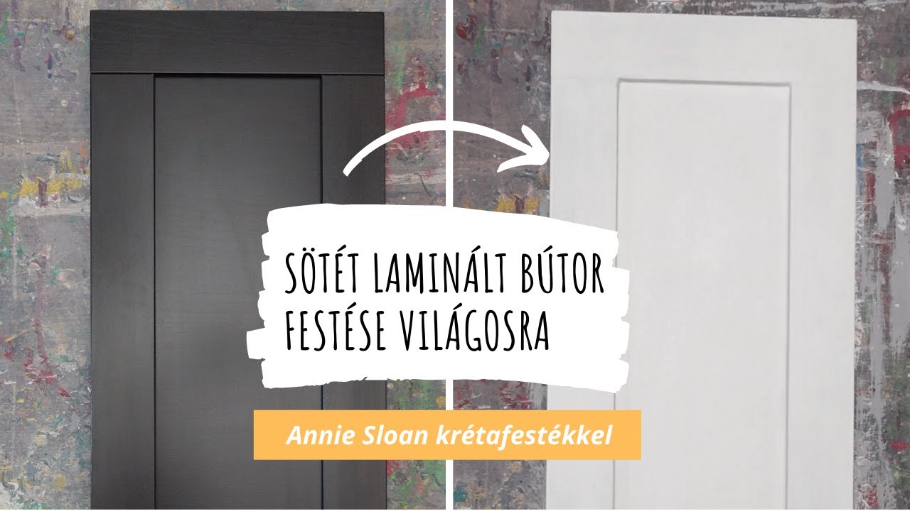 Laminált bútor festése sötét színről világosra - Nemiskacat