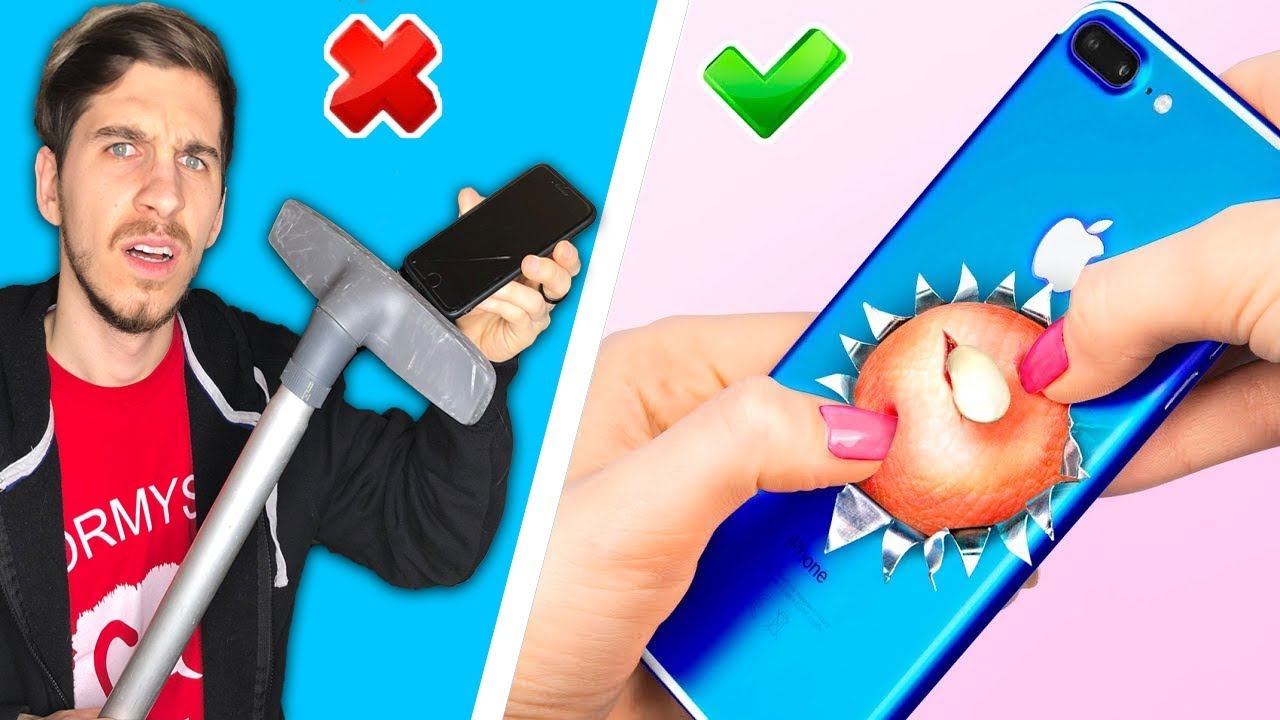 Пробую УЖАСНЫЕ телефонные лайфхаки Troom Troom