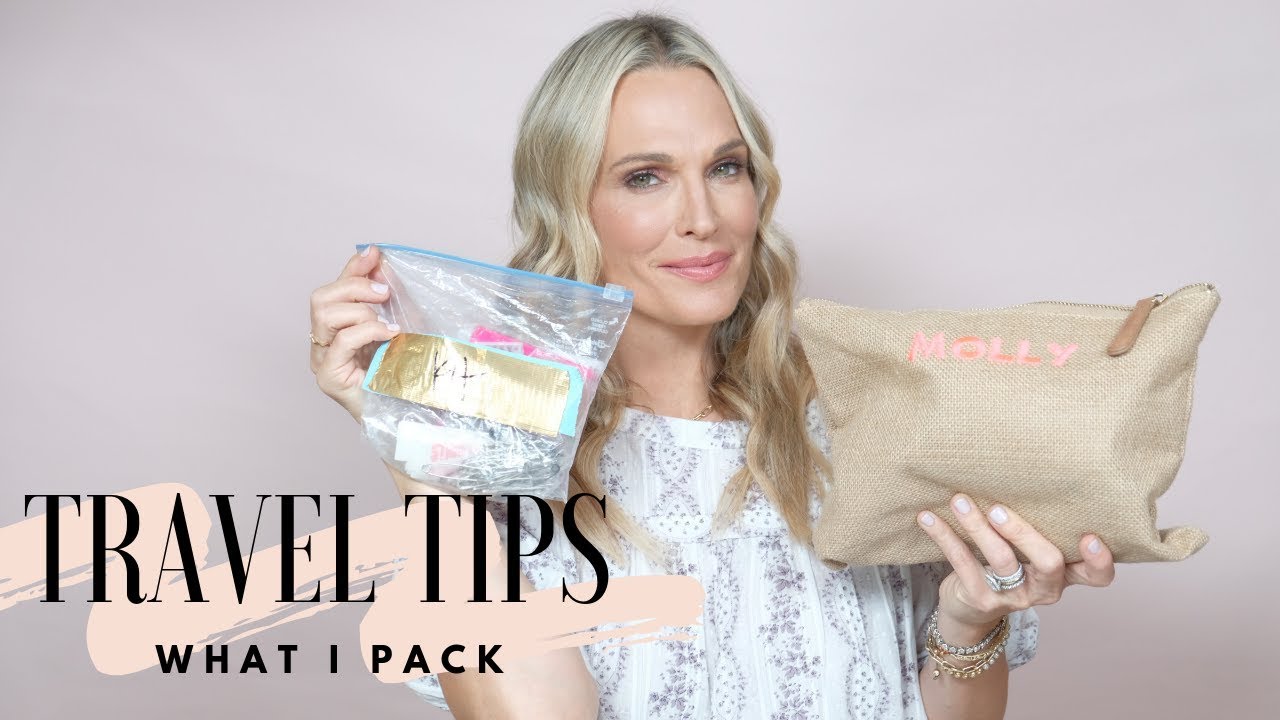 What I Pack In My Travel Toiletry + Makeup Bag | Molly Sims