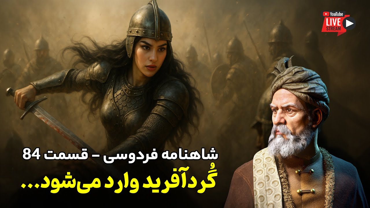 تفسیر شاهنامه فردوسی قسمت ۸۴ | زنی که باهوش می جنگد: گُردآفرید