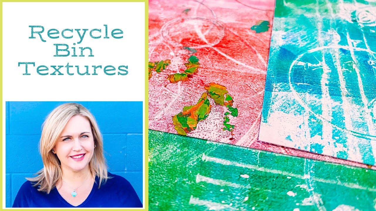 How to Create Texture With Things Found in Your Recycling Bin