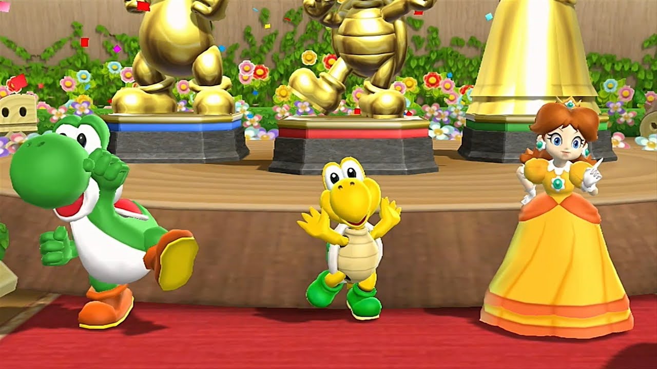 Mario Party 9◆Step It Up #464 (3 vs 1)Yoshi, Koopa, Daisy vs Shy Guy