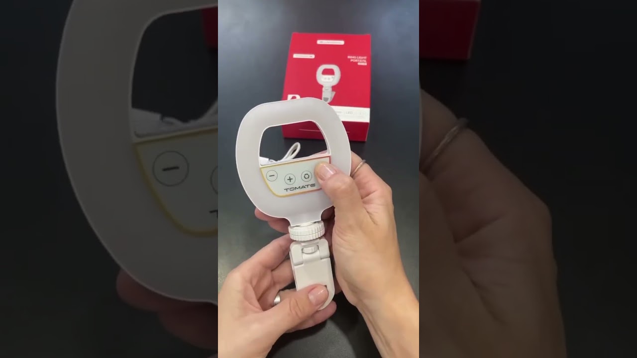 Iluminador Ring Light Selfie para Celular TOMATE MLG-163 #unboxing #ringlight #ringselfie #viral