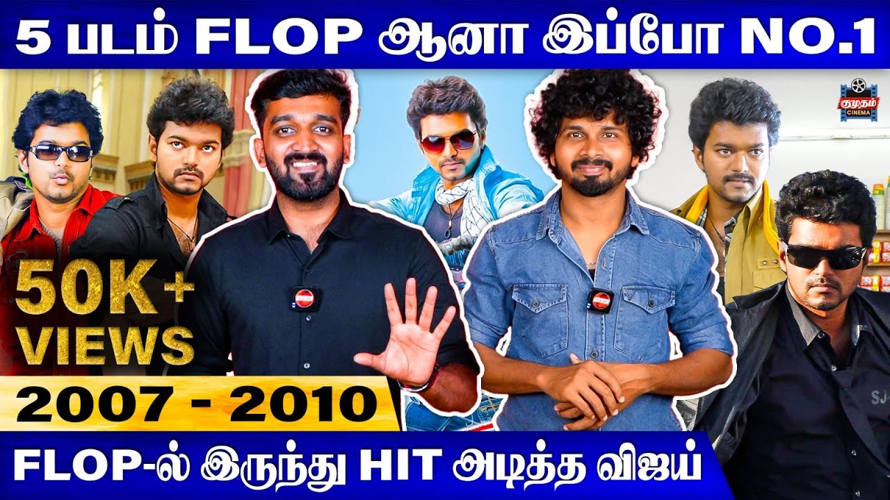 Sura Flop-ல இருந்து Vijay மீண்ட கதை😥 | Thalapathy | Pokkiri | Vettaikaaran | Leo | Kumudam Cinema