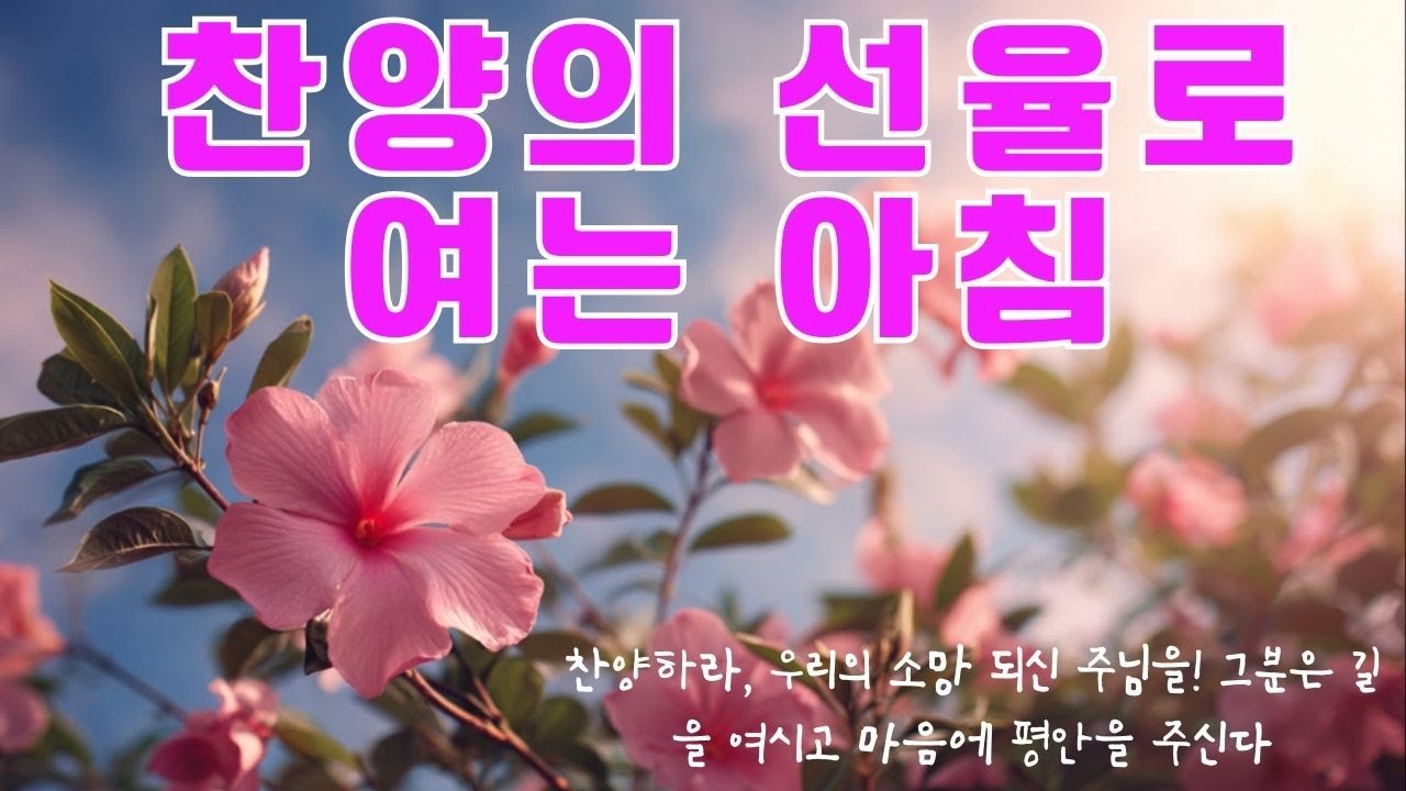 은혜의 찬양 40곡 연속듣기 🌺 찬송으로 드리는 아침예배 🍁 우아한 가스펠송을 모아놓은