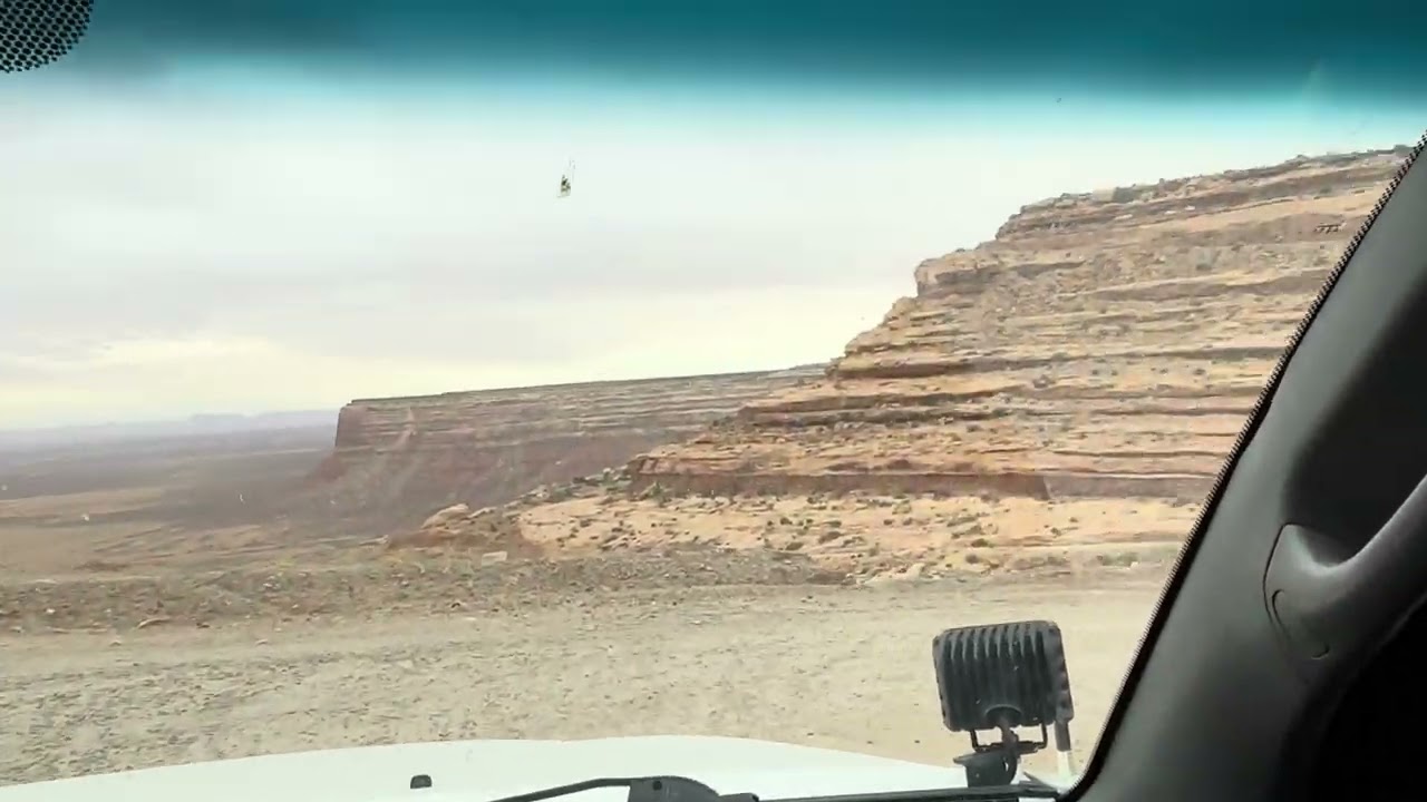 Moki Dugway switchbacks in Southern Utah. March 2025