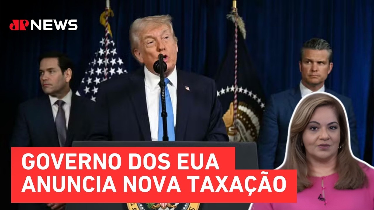 URGENTE: Donald Trump anuncia tarifa global de 10% após briga com Suprema Corte | TEMPO REAL