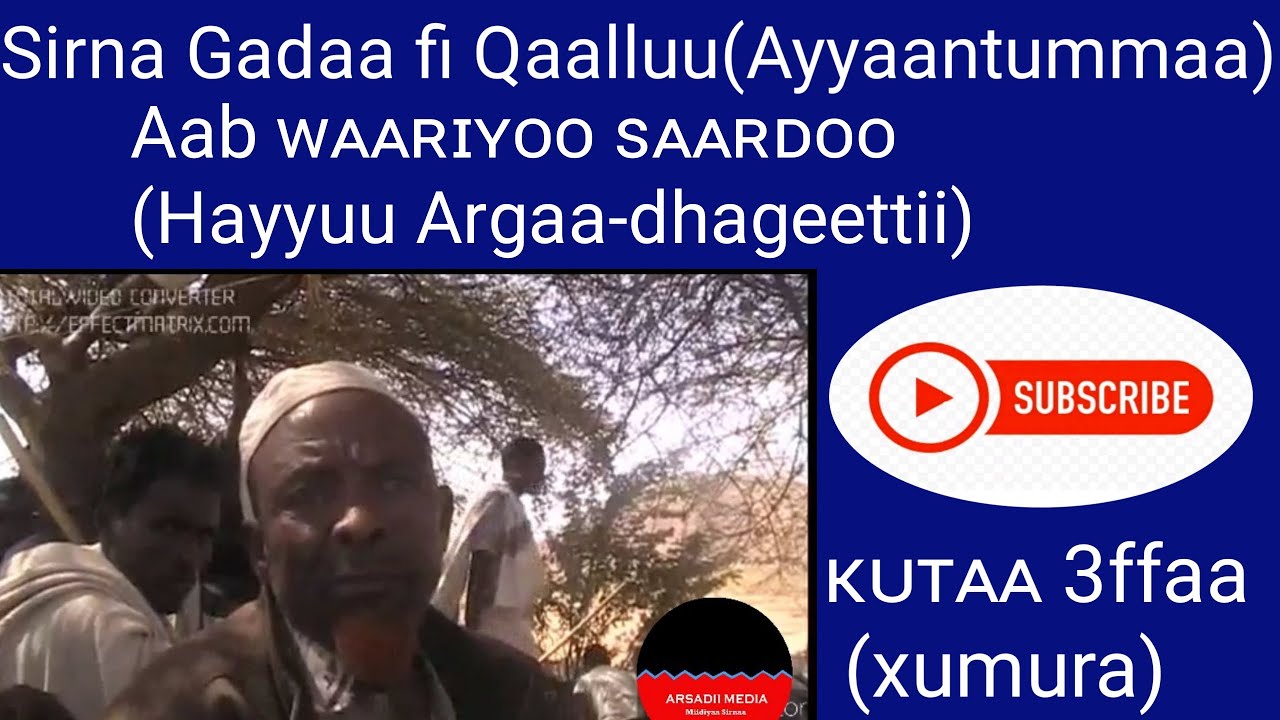 Sirna Gadaa fi Qaalluu (Ayyaantummaa)