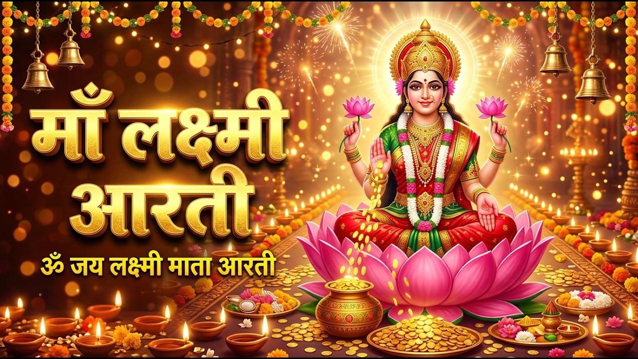 ॐ जय लक्ष्मी माता | Om Jai Lakshmi Mata Aarti | लक्ष्मी जी की आरती | स्पेशल भजन |  Bhakti Song 2026|