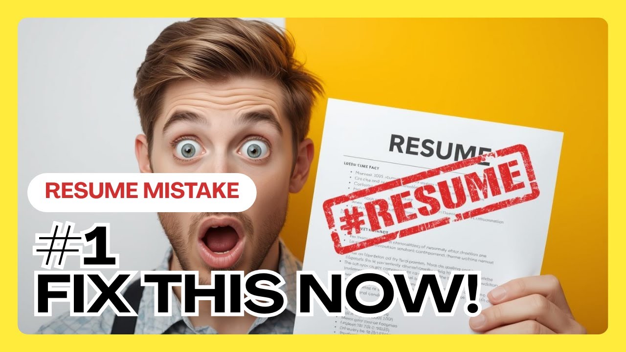 The #1 Resume Mistake Everyone Makes (Fix This NOW!)