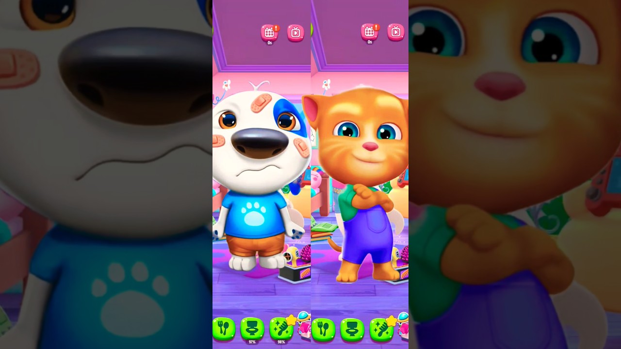 Talking Hank Vs Talking Ginger Cosplay by My Talking Angela2 #mytalkingangela2 #hank #ginger #makeup