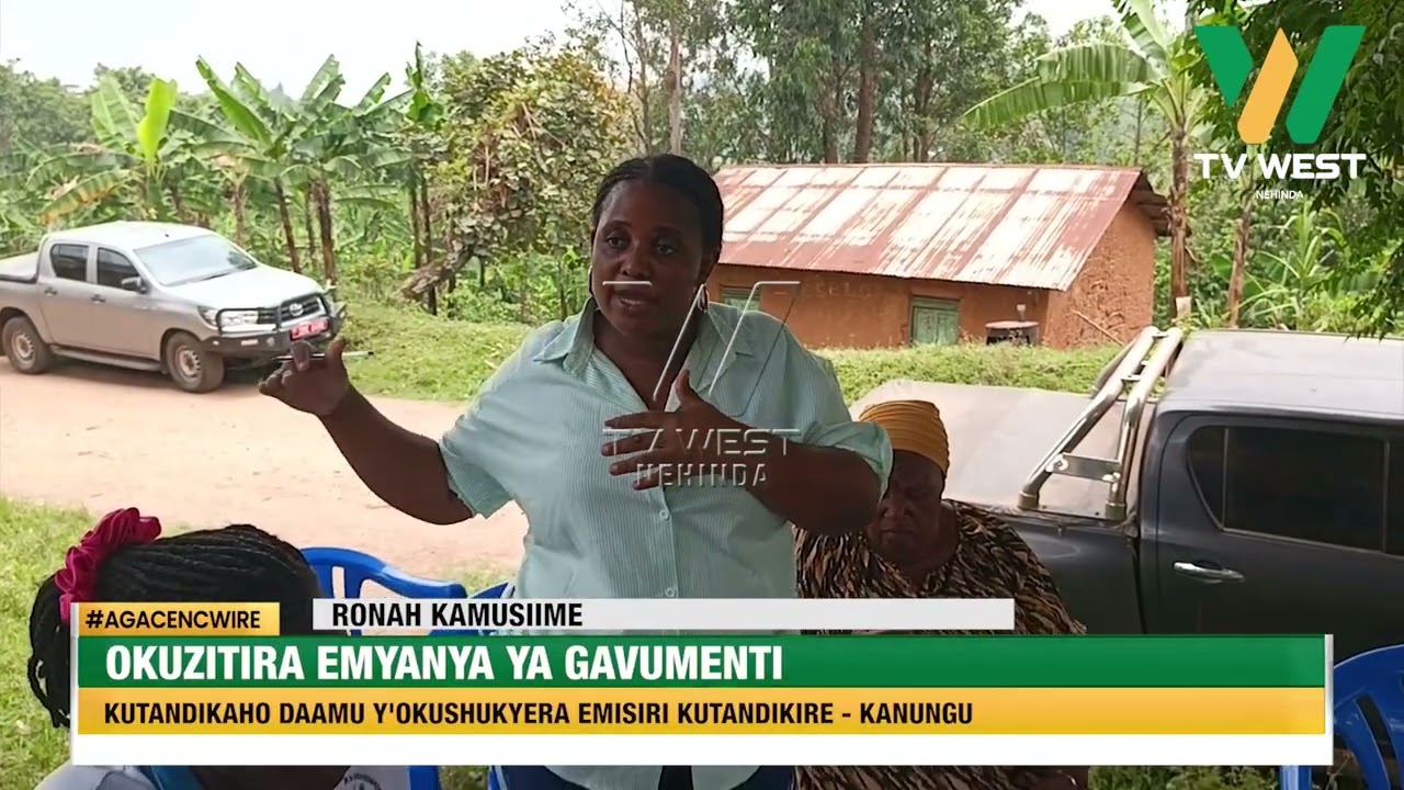 AGACENCWIRE: Okuzitirira emyanya ya Gavumenti kutandikaho daamu y'okushukyerera emisiri kutandikire.