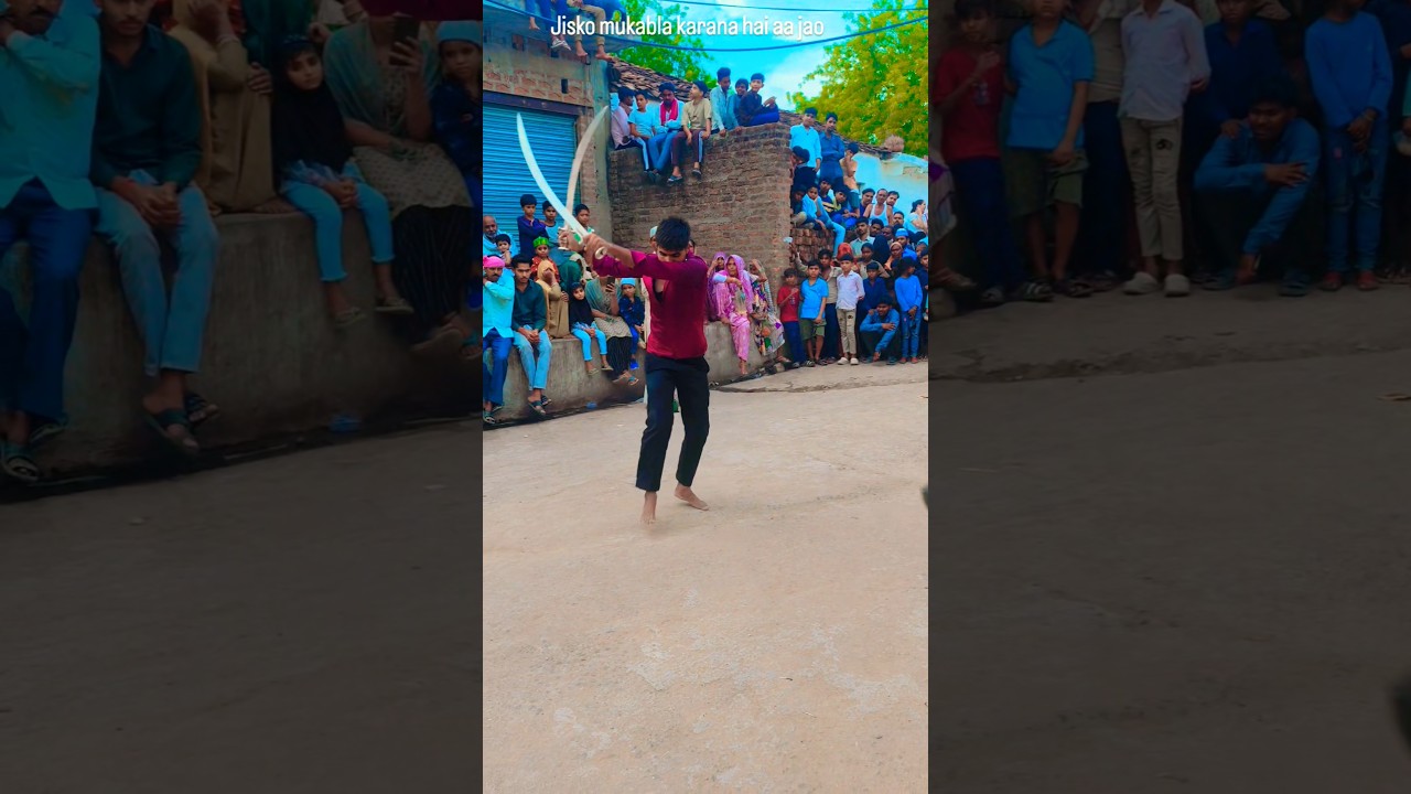 Muharram khela / talbar Baji / Village boys #muharram #muhrram2026 #shorts #shortsfeed  #kadamali