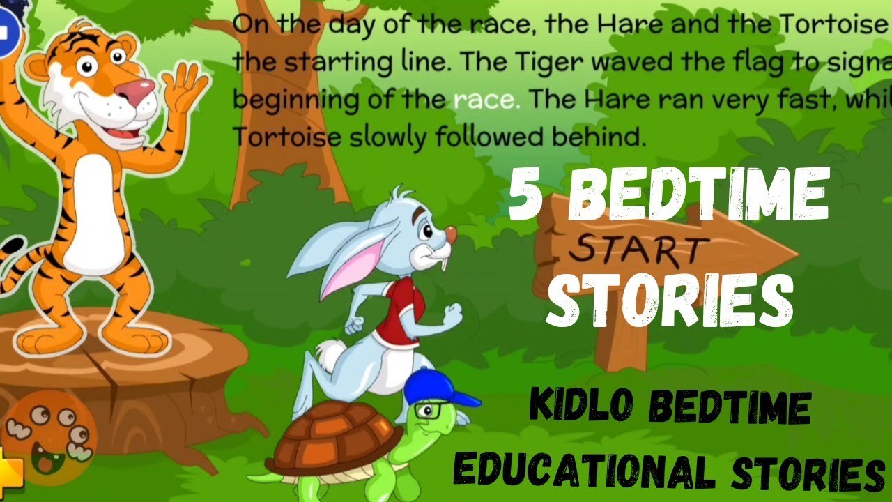 Kidlo Bedtime Stories Gameplay || Engaging & Educating Stories Part 1 (5 Stories) || Enjoy !!!