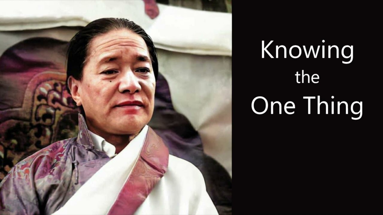 Dudjom Rinpoche ~ Knowing the One Thing ~ Dzogchen