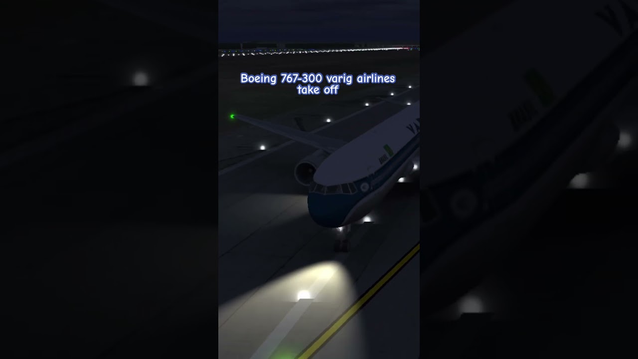 B767-300 take off in sao paulo #avgeek#for#foryou#foryoupage#worldofairports#boeing#b767#fyp#varig