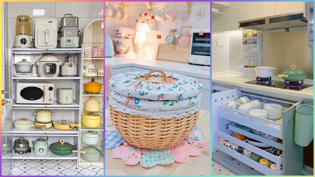 Kitchen Organization Ideas 🎀| Melody Bathroom & Cosmetics Organization |Huge Products Restocking 🌌
