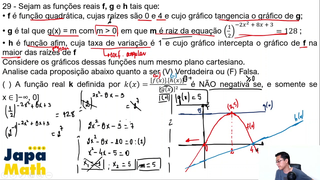 Prova AFA Resolvida(2019 - 2020) - Matemática - Questão 29