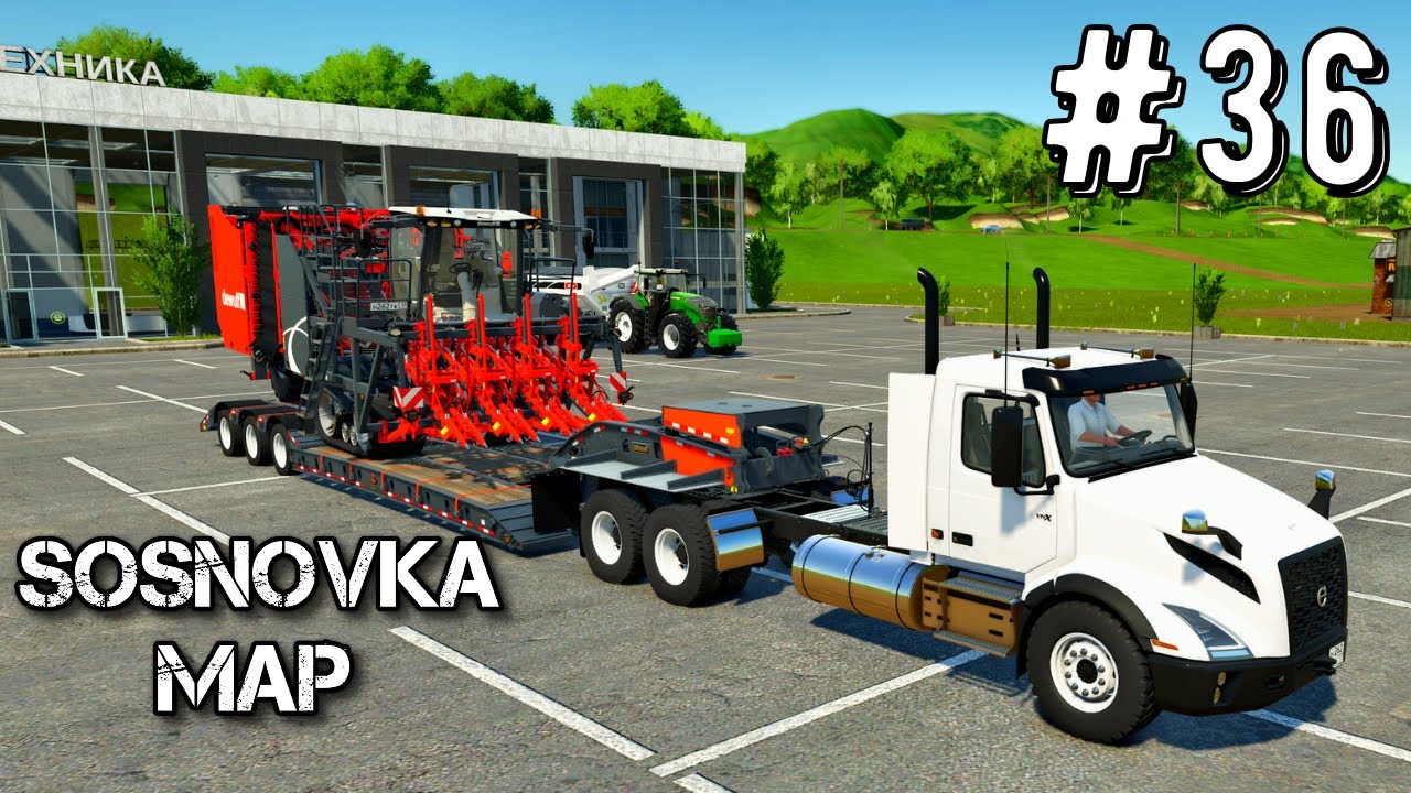 Farming Simulator 25 Карта Сосновка Таймлапс Эпизод #36 Мегаферма fs25 геймплей