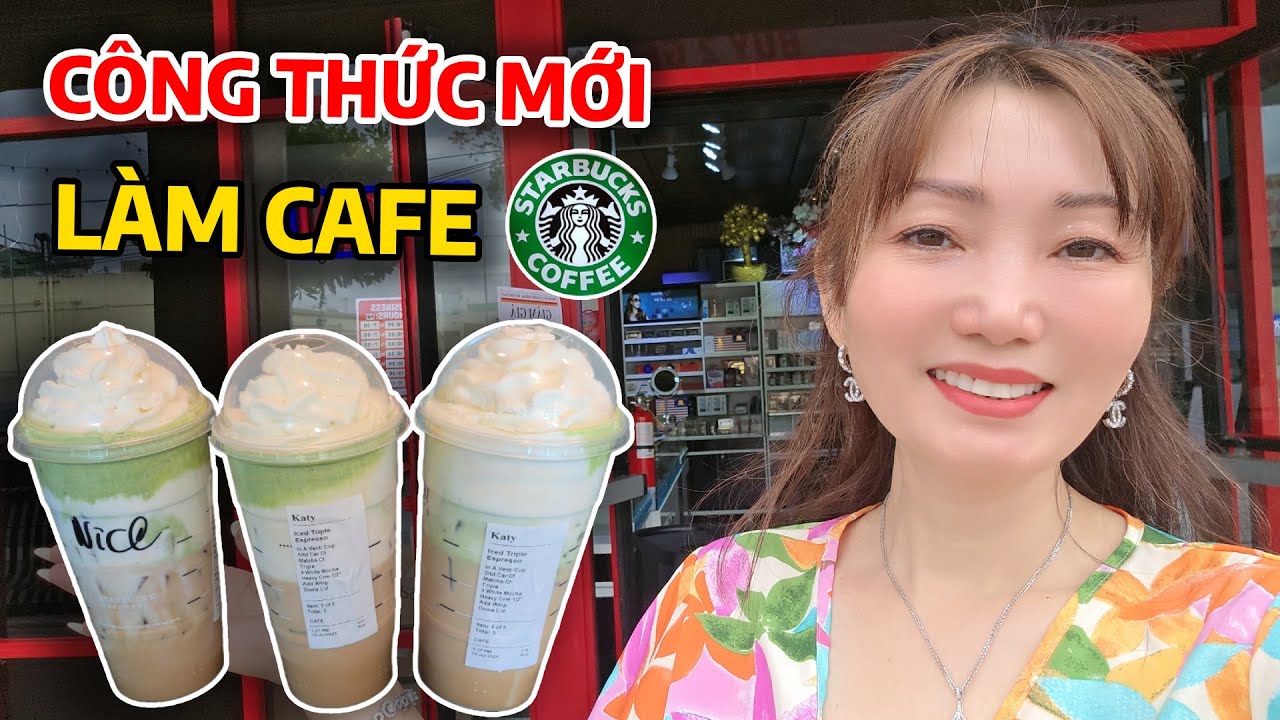 Công Thức Cafe Muối Matcha & Cafe Sữa Đá Đang HOT Trend ở Starbucks Uống Là Phê