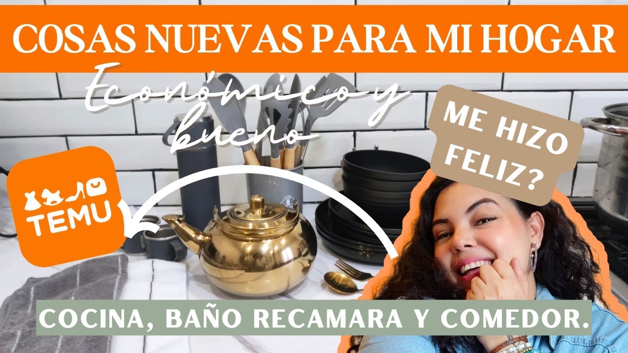 ❤️COSAS NUEVAS PARA MI HOGAR 😱😍| HAUL TEMU| TODO LO USÉ Y TE MUESTRO| MUY ECONÓMICO VALE LA PENA?