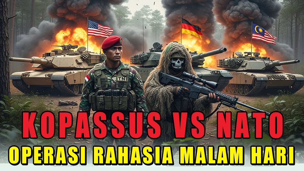 MENEGANGKAN‼️KOPASSUS VS NATO OPERASI RAHASIA MALAM HARI